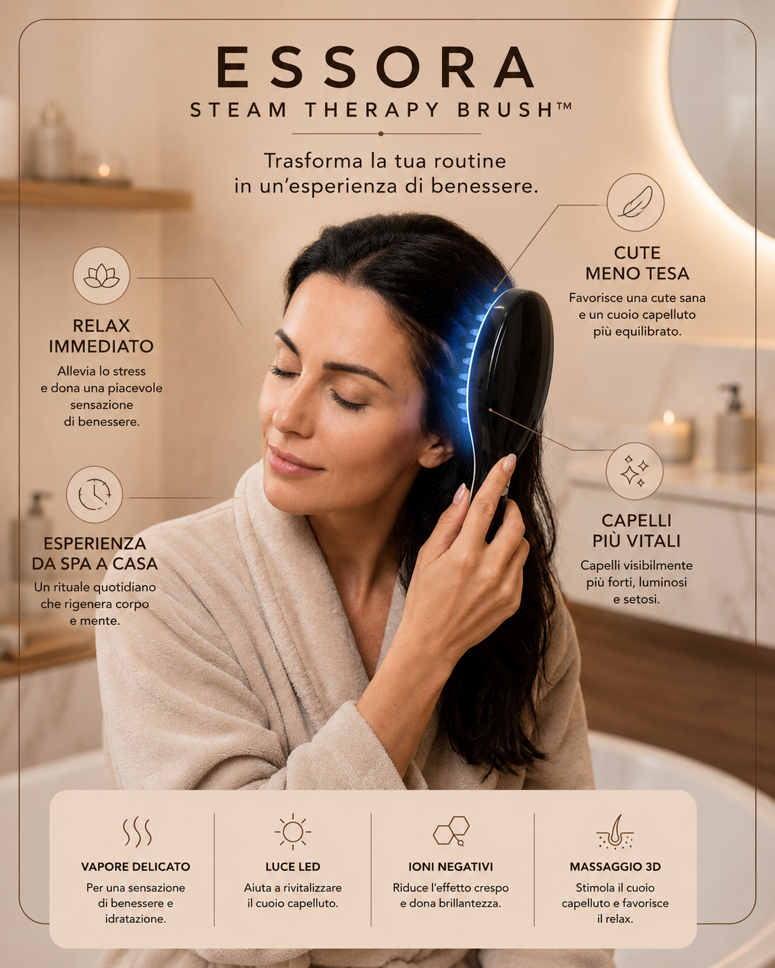 Essora Steam Therapy Brush™