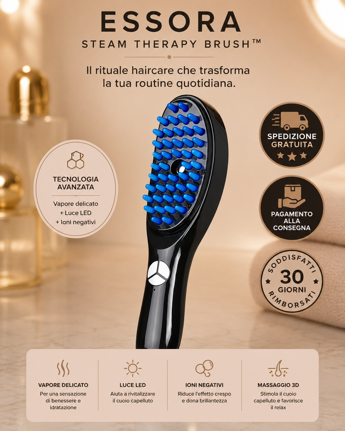Essora Steam Therapy Brush™